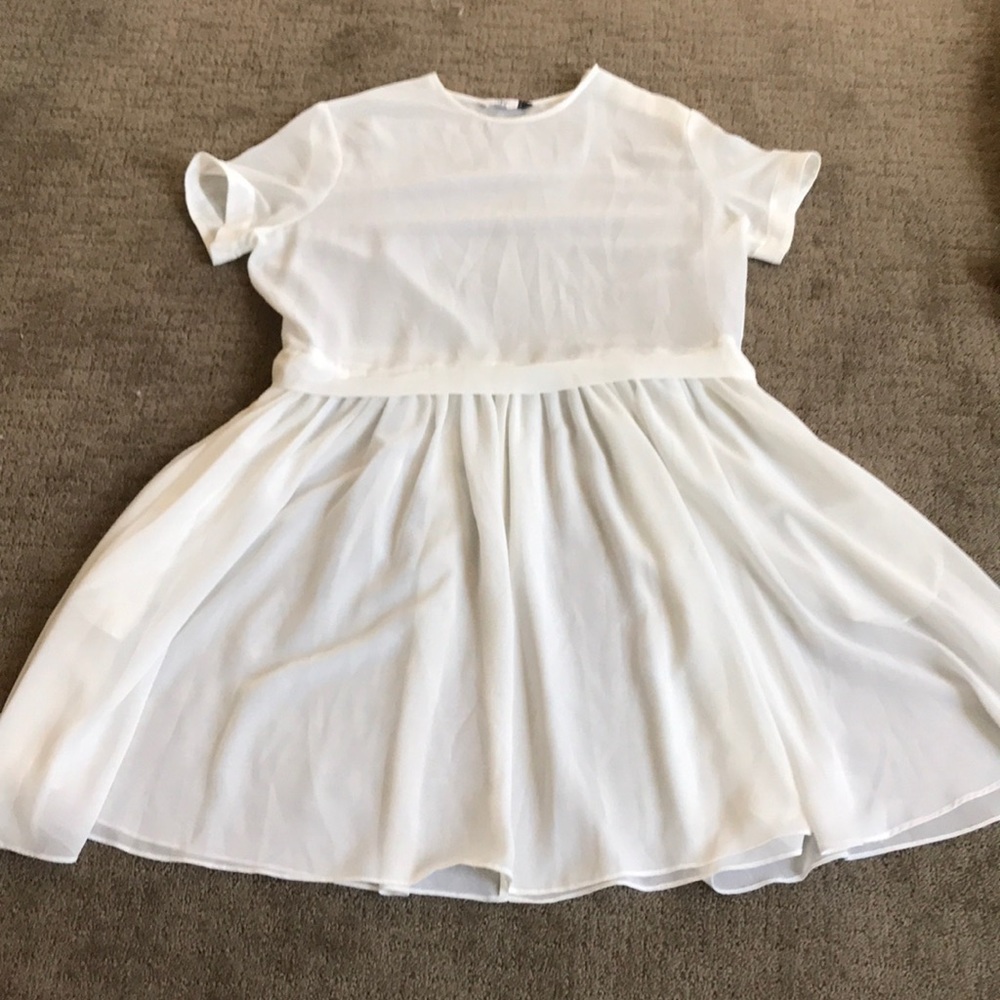 Dolce Vita White Sheer Dress